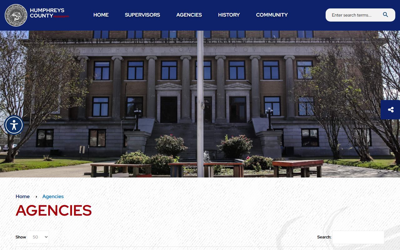 Humphreys County Jail inmate records agency directory